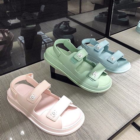 chanel sandals pastel|new chanel sandals 2020.